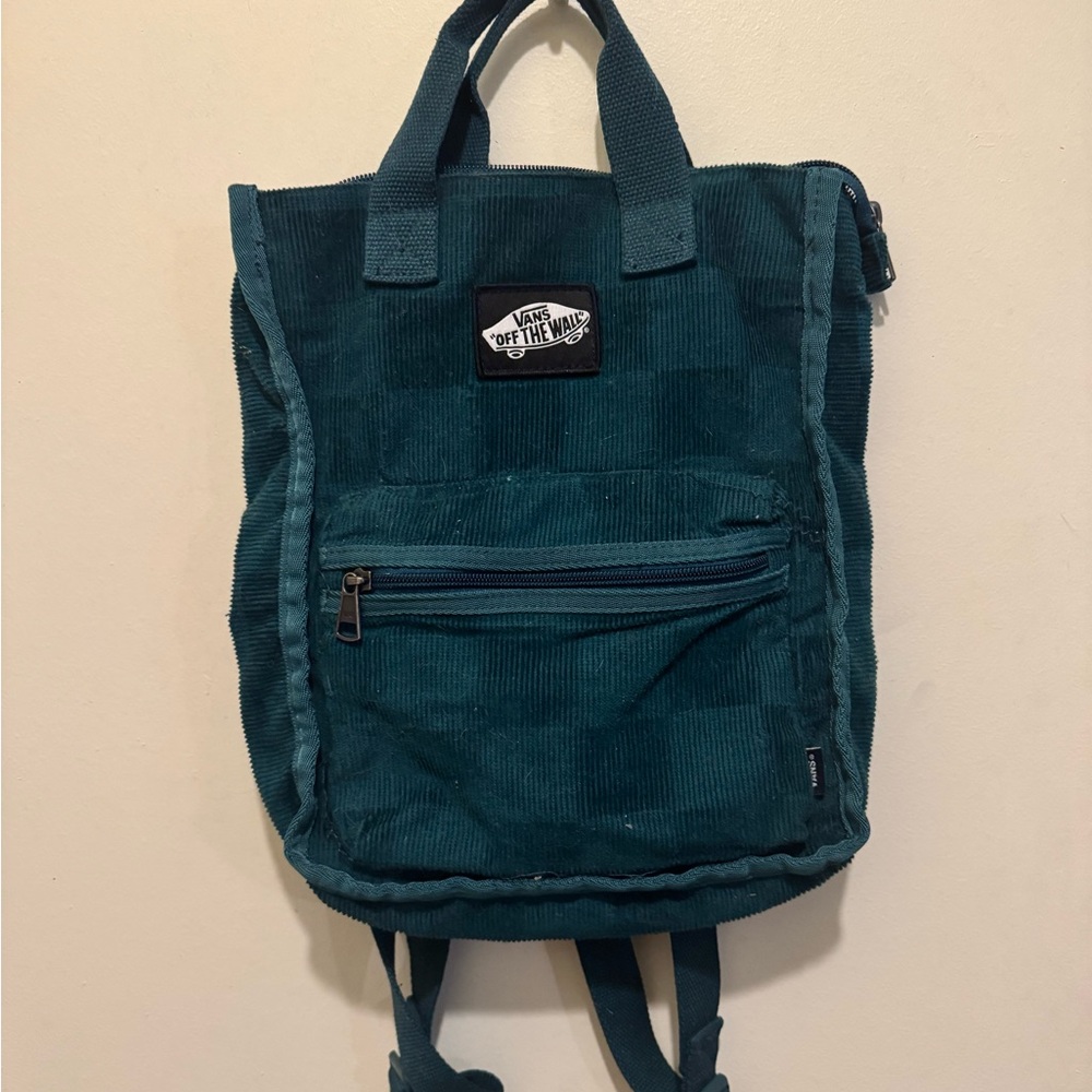 Vans Corduroy Teal Backpack